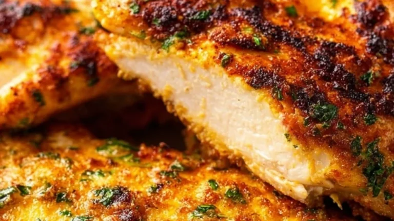 Juicy air fryer chicken breasts cooked to perfection