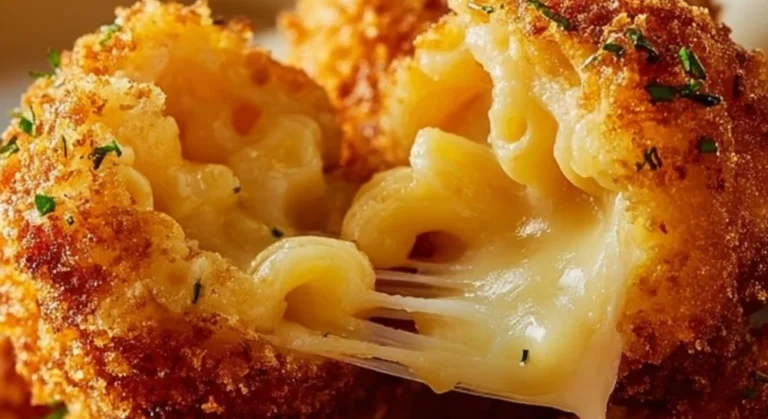 Air fryer fried macaroni and cheese balls from Cheesecake Factory recipe