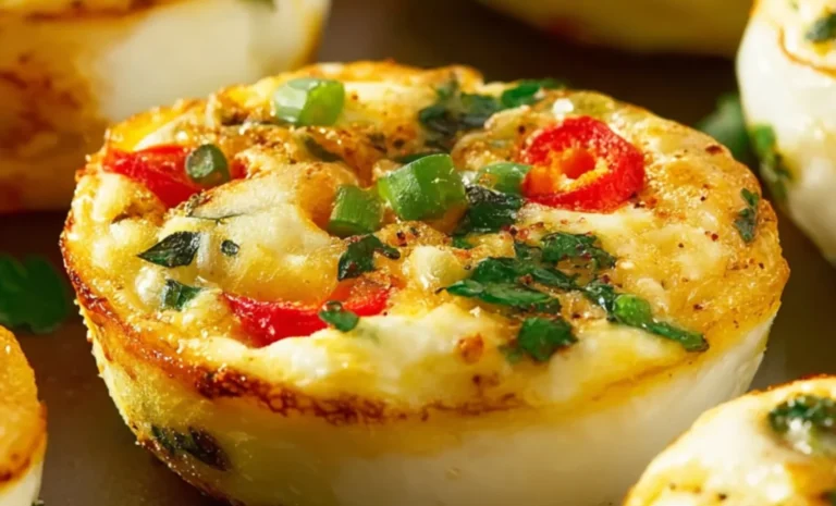High protein egg white bites for a healthy snack