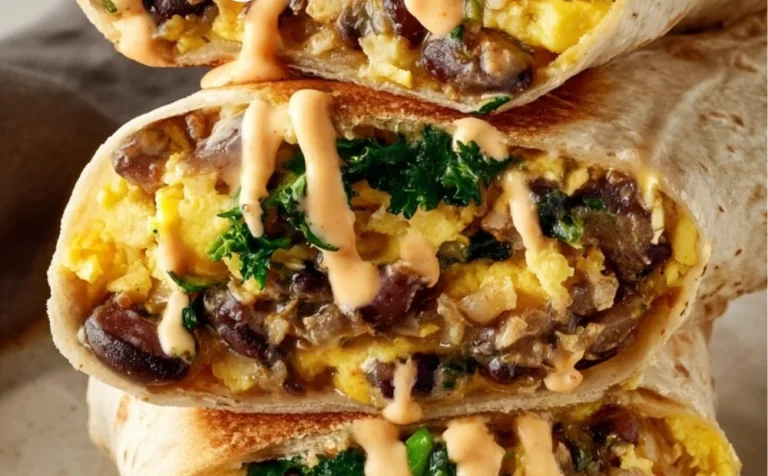 Delicious high protein breakfast burritos filled with eggs, cheese, and veggies