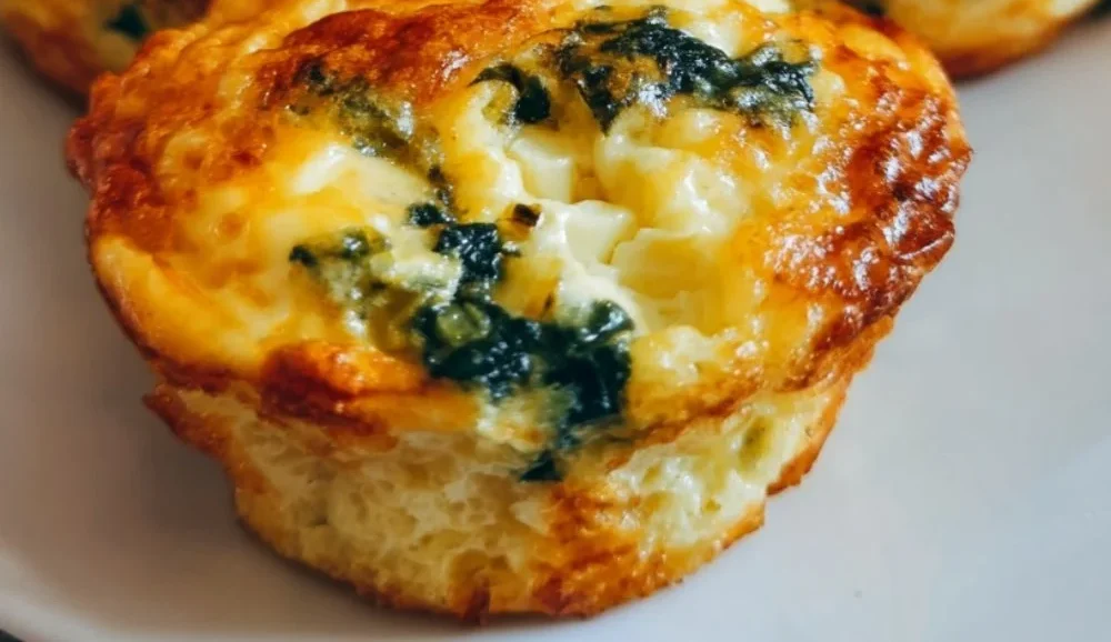 High-protein cottage cheese egg bites baked in the oven for meal prep