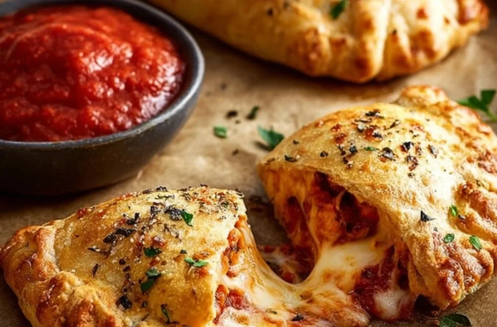 High Protein Pizza Hot Pockets with gooey cheese and savory toppings