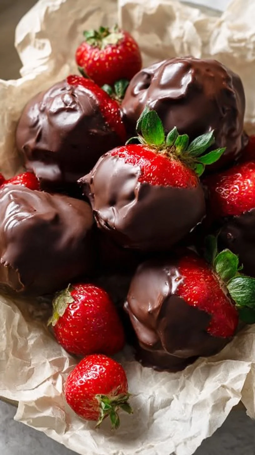 Chocolate strawberry yogurt clusters for a delicious snack