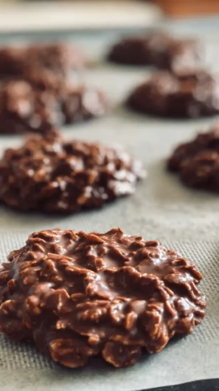 Healthy no bake cookies made with wholesome ingredients on a plate