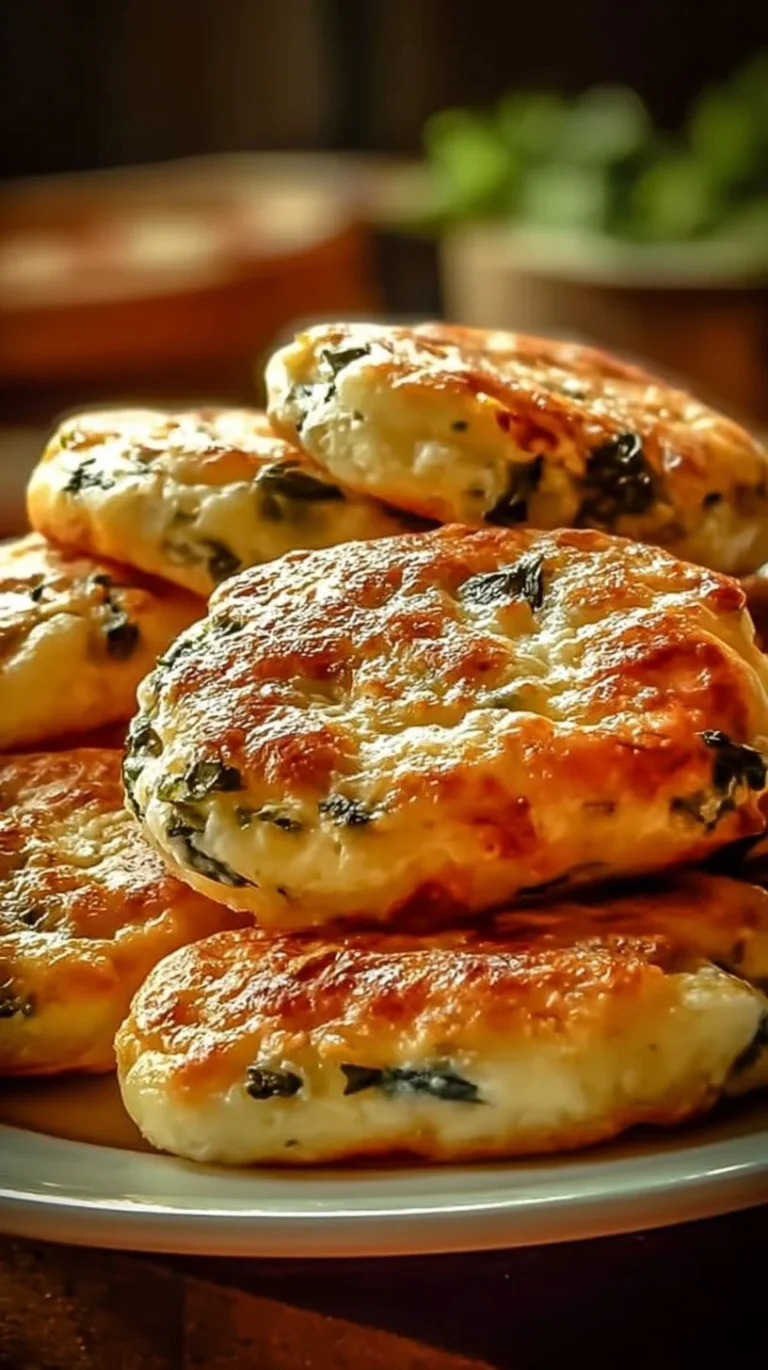 Delicious spinach cottage cheese flagels served on a plate