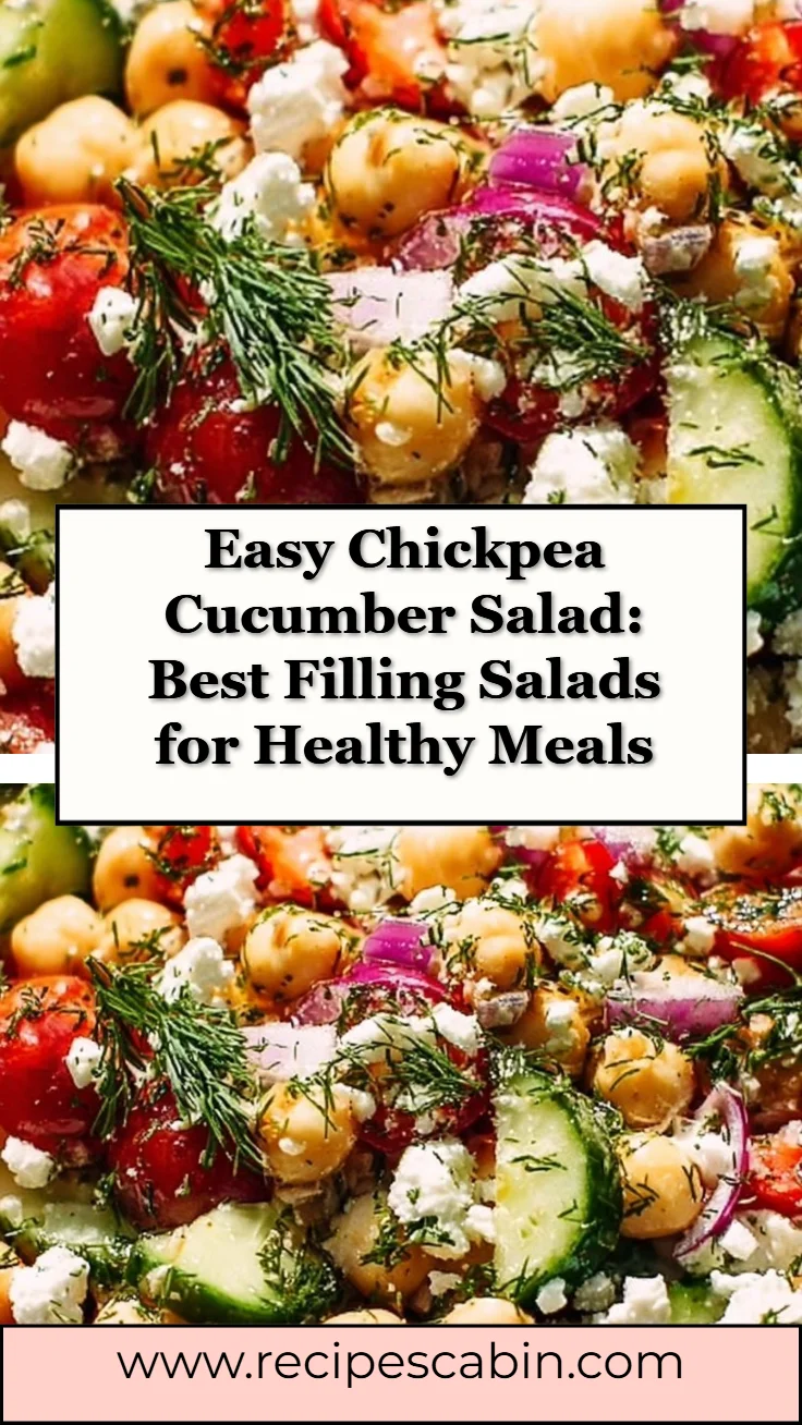 Chickpea Cucumber Salad (The Only Recipe You Need)