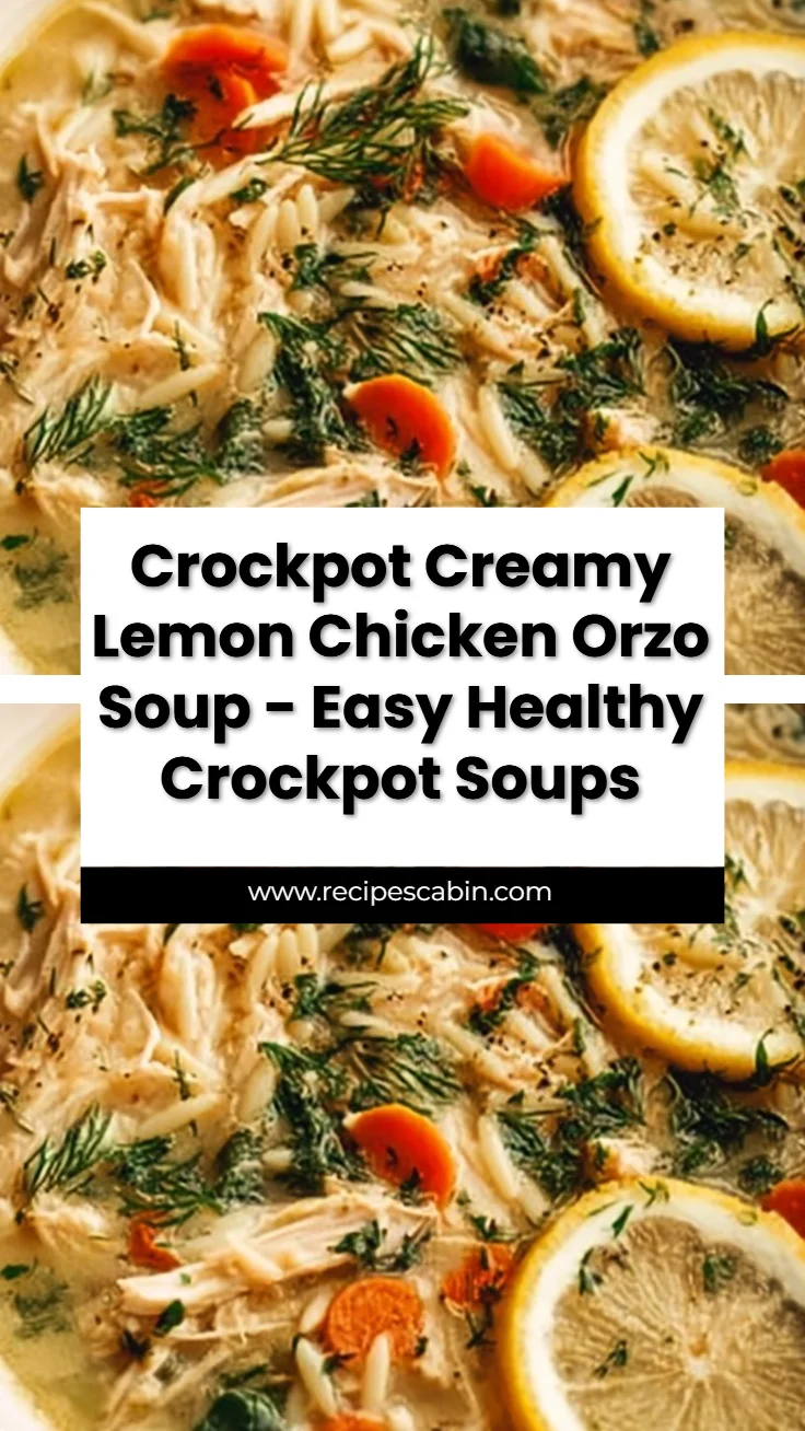 Crockpot Creamy Lemon Chicken Orzo Soup: 10 Genius Upgrades
