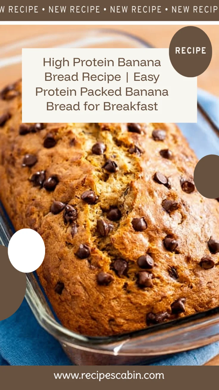 High Protein Banana Bread Breakfast Bread | High protein desserts, Protein baking, Healthy baking