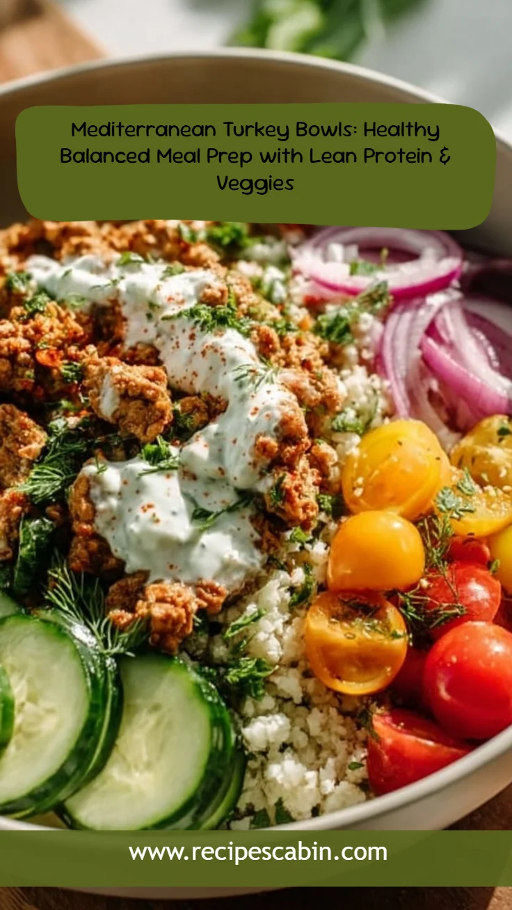Mediterranean Turkey Bowls