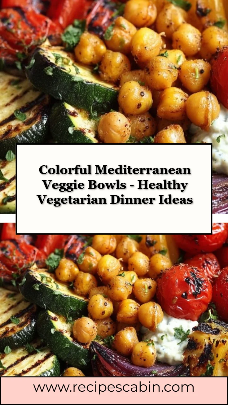 Mediterranean Veggie Bowls