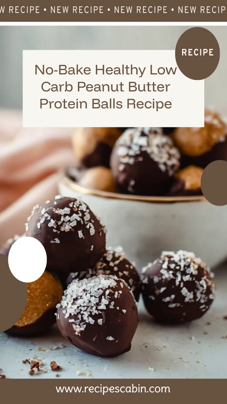 No-Bake Peanut Butter Protein Balls