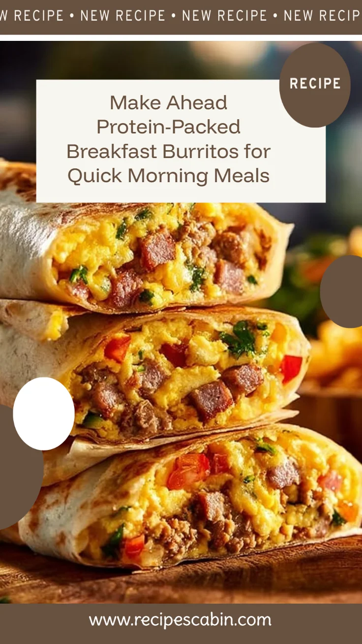 Protein-Packed Breakfast Burritos Ready to Freeze & Reheat
