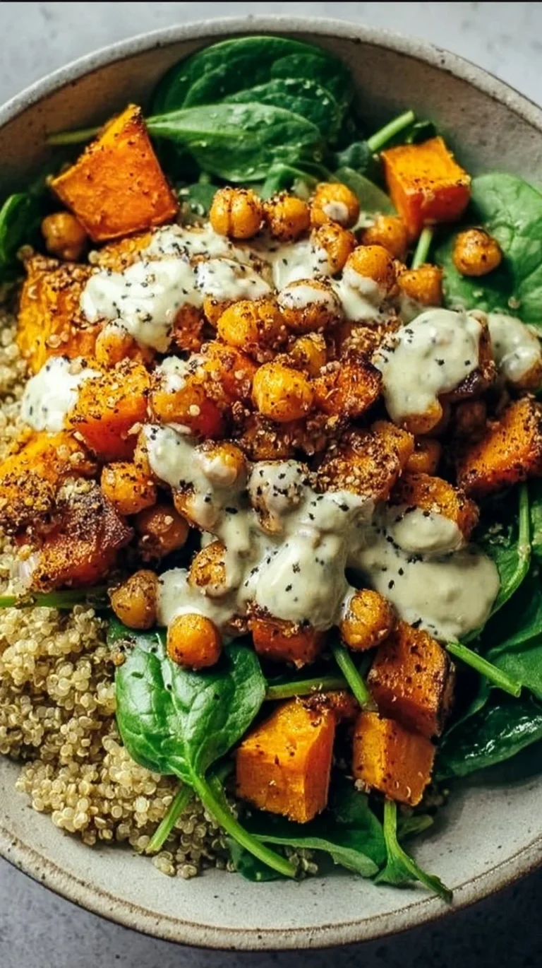 Colorful anti-inflammatory glow bowl recipe with fresh vegetables and toppings