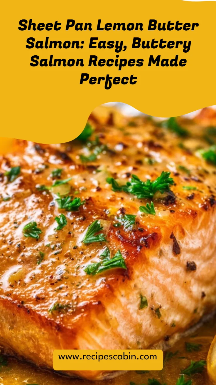 Sheet Pan Lemon Garlic Butter Salmon