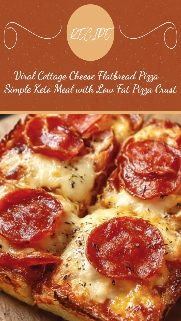 Viral Cottage Cheese Flatbread Pizza