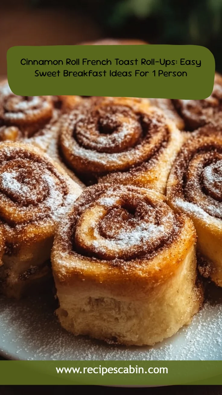 Cinnamon Roll French Toast Roll-Ups