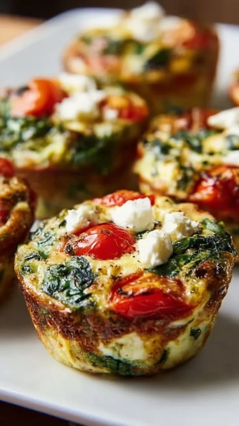 Veggie-loaded cottage cheese egg muffins for a nutritious snack
